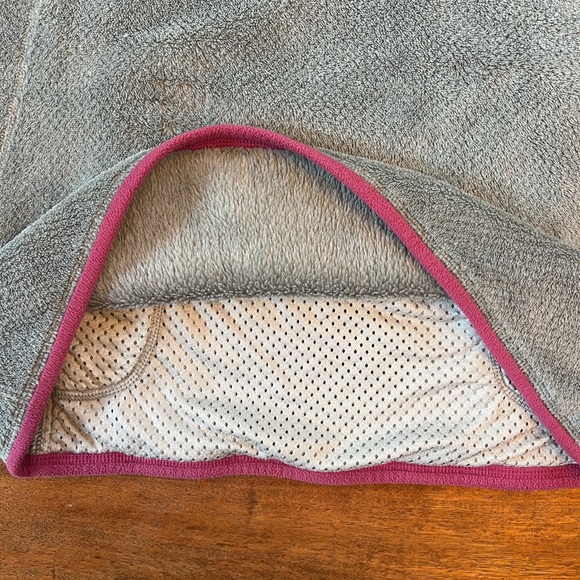 Patagonia Womens Gray Quarter Snap Pullover Fleece Pockets Sz M - Picture 7 of 9